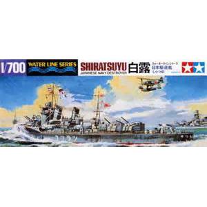 TAMIYA 31402 1/700 WW II日本帝國海軍 白露級'白露/SHIRATSUYU'驅逐艦