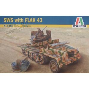 ITALERI 6480 1/35 WW II德國.陸軍 SWS'騾馬'帶3.7cm FLAK43砲半履帶車