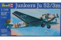 REVELL 04843 1/144 WW II德國.空軍 容克斯公司JU-52/3M'鐵安妮'運輸...