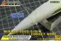 KASL/凱斯洛 1/48 K-48031 1/48 法國.達梭公司 '幻影'2000-5/D/N戰鬥機適用機鼻雷達罩修正改裝套件