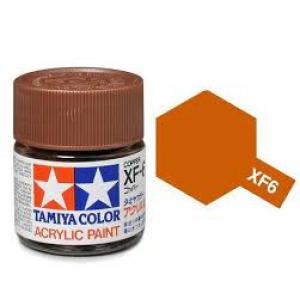 TAMIYA xF-6 壓克力系水性/消光紅銅色 COPPER 45035531