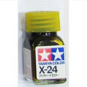 TAMIYA x-24  琺瑯系油性/透明黃色 CLEAR YELLOW