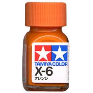 TAMIYA x-6  琺瑯系油性/亮橘色 ORANGE