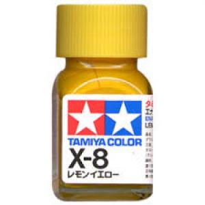 TAMIYA x-8 壓克力系水性/黃色 LEMON YELLOW 45032776