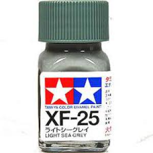 TAMIYA xF-25  琺瑯系油性/消光淺海灰色 LIGHT SEA GREY