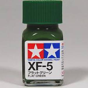 TAMIYA xF-5  琺瑯系油性/消光綠色 FLAT GREEN