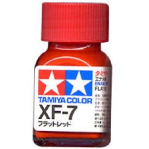 TAMIYA xF-7  琺瑯系油性/消光紅色 FLAT RED 45135385