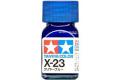 TAMIYA x-23  琺瑯系油性/透明藍色 CLEAR BLUE