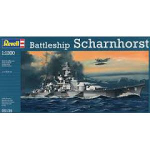REVELL 05136 1/1200  MINISHIP系列--WW II德國.海軍 '沙恩霍斯特'級'沙恩霍斯特/SCHARNHORST'戰列艦戰列艦