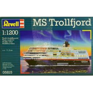 REVELL 05815 1/1200 MINISHIP系列-- 挪威 '山妖峽灣'MS TROLLFJORD郵輪