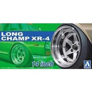 AOSHIMA 052570 1/24 #18 LONG CHAMP公司 XR-4 14英吋輪框及輪胎