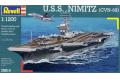 REVELL 05814 1/1200  MINISHIP系列--美國.海軍 CVN-68'尼米茲'航空母艦