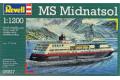REVELL 05817 1/1200 MINISHIP系列-- 挪威 '午夜陽光'MS MIDNATSOL郵輪