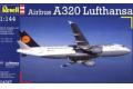 REVELL 04267 1/144 歐洲.空中巴士飛機 A-320客機/德國.漢莎航空式樣