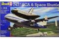 REVELL 04863 1/144 美國 波音飛機公司 BO-747 SCA &太空梭