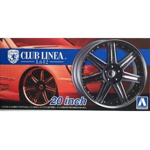 AOSHIMA 052785 1/24 #28 CLUB LINEA公司 L612 20英吋輪框及輪胎