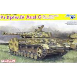 DRAGON 6594 1/35 WW II德國.陸軍 Pz.Kpfw.IV Ausf.G四號G型坦克/1943年4-5月生產型