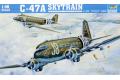TRUMPETER 02828 1/48 WW II美國.陸軍 C-47A'空中列車'運输機