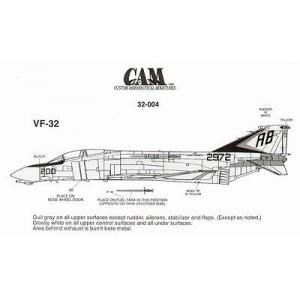 CAM 32-004 1/32 美國.海軍 F-4B'幽靈II'戰鬥轟炸機適用水貼紙/VF-32中隊式樣