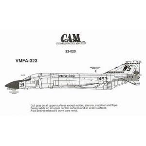 CAM 32-020 1/32 美國.海軍 F-4B'幽靈II'戰鬥轟炸機適用水貼紙/VMFA-323中隊式樣