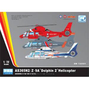 預先訂貨(約6月到貨)--DREAM MODELS DM-72001 1/72 1/72 歐洲.直升機公司 AS365N/Z-9A"海豚2"直升機