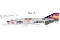 CAM 32-013 1/32 美國.海軍 F-4J'幽靈II'戰鬥轟炸機適用水貼紙/VMFA-23...