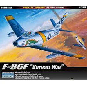ACADEMY 12546 1/72 美國.空軍 F-86F'軍刀'戰鬥機/韓戰式樣