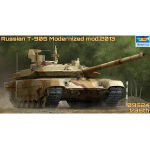 TRUMPETER 09524 1/35 俄羅斯.陸軍 T-90S 2013年現代提升型坦克