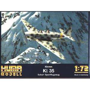 HUMA MODEL 2501 1/72 WW II德國.空軍 KLEMM飛機公司 KL-35教練機