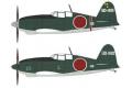 HASEGAWA 02234 1/72 WW II日本.帝國海軍 三菱 J2M3'雷電'21型局地戰鬥機/第302大隊式樣/2架/限量生產