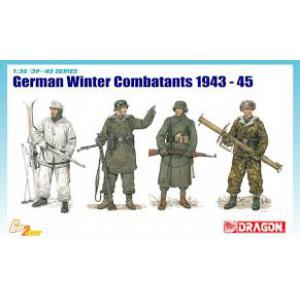 DRAGON 6705 1/35 WW II德國.陸軍 1943-45年著冬季服裝戰鬥人物
