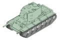 TRUMPETER 07162 1/72 WW II蘇聯.陸軍 KV-2/107mm計畫坦克