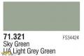 VALLEJO MODEL AIR--71.321 WWII日本.帝國陸軍 淺灰綠色 IJA LIGHT GRAY GREEN