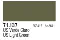 VALLEJO MODEL AIR-71.137 美國.空軍 淺綠色 US LIGHT GREEN