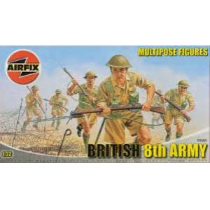 AIRFIX 03580 1/32 WW II英國.陸軍 第八軍團步兵人物