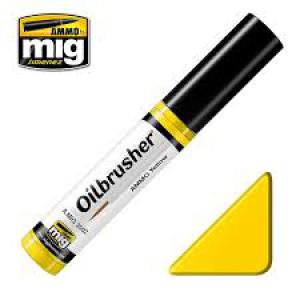A.MIG-3502 油畫筆--黃色  OILBRUSHER--YELLOW