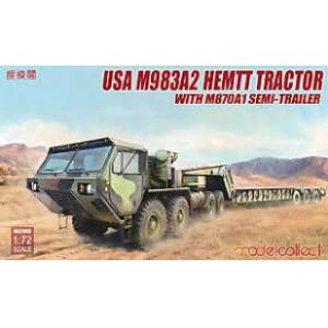 MODELCOLLECT UA-72083 1/72 美國.陸軍 M-983A2拖車頭加M-870A1拖車尾
