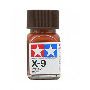 TAMIYA x-9  琺瑯系油性/棕色 BROWN