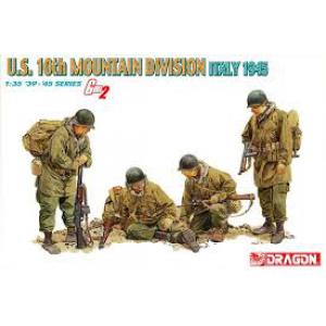 DRAGON 6377 1/35 WW II美國.陸軍 1945年義大利戰役第10山地師人物/GEN.2