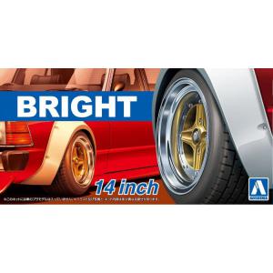 AOSHIMA 054703 1/24 #79 BRIHT公司 14英吋輪框及輪胎