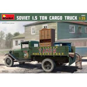 MINIART 38013 1/35 蘇聯 1.5噸貨物卡車帶家具