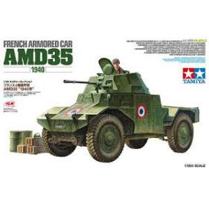 TAMIYA 32411 1/35 WW II法國.陸軍 AMD-35輪式裝甲車/1940年式樣