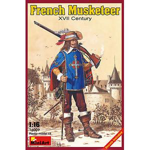 MINIART 16009 1/16 公元17世紀 法國.火槍手人物