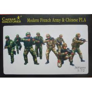 CAESAR MINIATURES H-059 1/72 現役法國/中國人民 解放軍.陸軍步兵人物