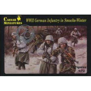 CAESAR MINIATURES H-083 1/72 WW II德國.陸軍 著冬季服裝步兵人物