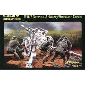 CAESAR MINIATURES H-084 1/72 WW II德國.陸軍 野戰榴彈砲炮兵人物