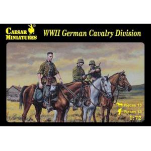 CAESAR MINIATURES H-092 1/72 WW II德國.陸軍 騎兵師人物