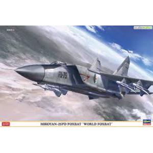 HASEGAWA 02221 1/72 俄羅斯.空軍 米格公司MIG-25PD'狐蝠'戰鬥機/限量生產