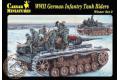 CAESAR MINIATURES H-079 1/72 WW II德國.陸軍 士兵與坦克騎士人物 SET.II