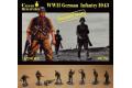 CAESAR MINIATURES 7711 1/72 WW II德國.陸軍 1943年 步兵人物(組合系列